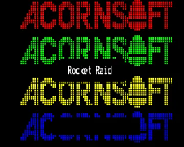 Rocket Raid (1982)(Acornsoft) screen shot title